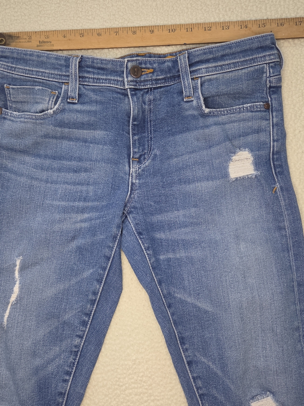 Anthropologie Pilcro And The Letterpress Women's Jeans Straight Leg Size 27 - Picture 5 of 8